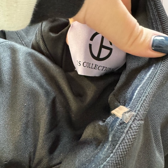 JS Collections Black High Neck Halter Gown - Picture 5 of 6